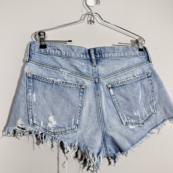 AGOLDE PARKER VINTAGE CUT OFF SHORTS IN SWAPMEET 29 Distressed Denim Jean Shorts - Picture 8 of 15